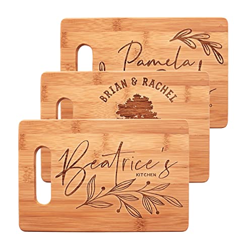  Personalized Cutting Board, 15 Designs - Gifts For Couples, Housewarming Gifts, Wedding Gifts, Engraved Kitchen Sign - Birthday Gifts For Women