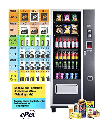 GENERIC EPEX Beverage Combo Vending Machine With Stratified Temp Control