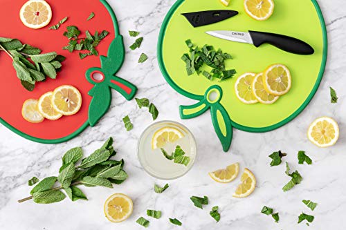  Aid Green Apple Chopping Board, Durable And Practical, Hygienic, Non-Slip Edge, Food Prep