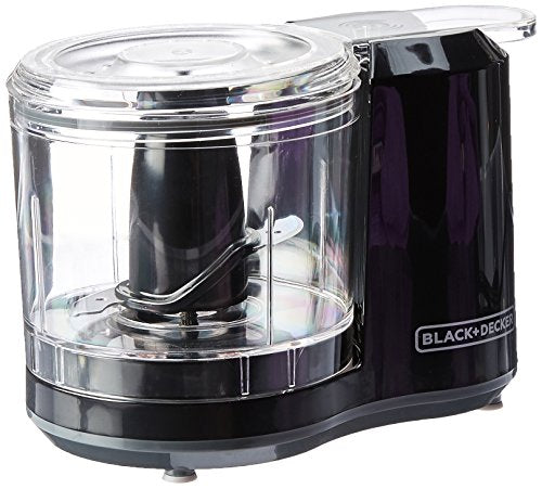 Black & Decker Lack+Decker HC150B 1.5-Cup One-Touch Electric Food Chopper, Capacity & Rice Cooker, 6-cup, White