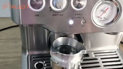  54mm Espresso Dosing Funnel For Breville Barista Portafilters (Aluminum Alloy-Silver)
