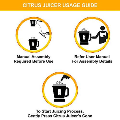 Black & Decker Lack & Decker CJ200 0.5-Litre 30-Watt Citrus Juicer