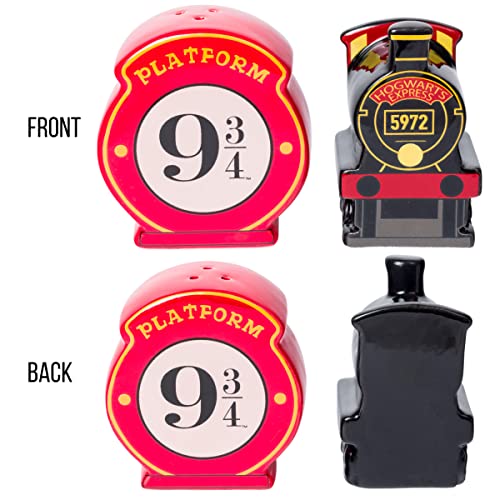  Harry Potter Hogwarts Express Platform 9 3/4 Ceramic Salt And Pepper Shaker