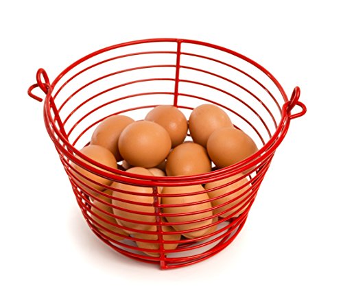  8 Inch Red Egg Basket 468