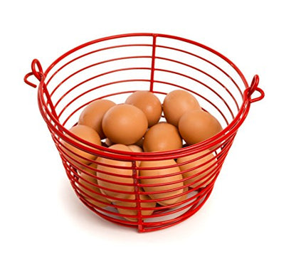  8 Inch Red Egg Basket 468
