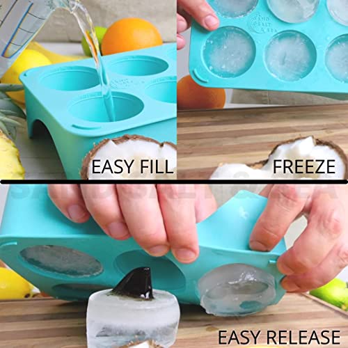  Hark Gifts For Shark Lovers Cool Shark Stuff For Shark Party- Shark Mold Ice Molds Fun Shapes For Shark Theme Birthday Party Supplies - Fun Ice Cube Trays Perfect Funny Shark Fin Craft Ice Cube Molds