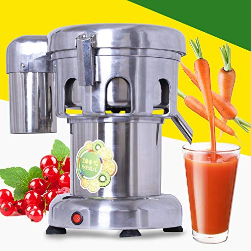  370W 110V Electric Juice Extractor Commercial Juicer Extractor Machine Fruit Stainless Steel Juice Extractor Vegetable Orange Juicer Extractor - Juice & Residue Separated