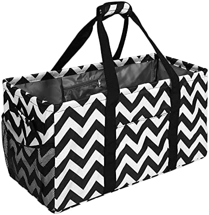  Acnusik Extra Large Utility Tote Bag For Women With Pockets,Canvas Collapsible Tote Bags