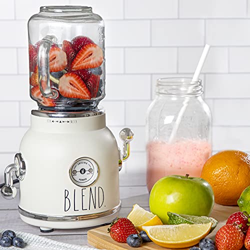  Smoothie Blender- One Touch Blender With 20 Oz Mason Jar Container Includes Reusable Straw And Lid, Shake And Smoothie Maker, Juice Blender With 6 Blades