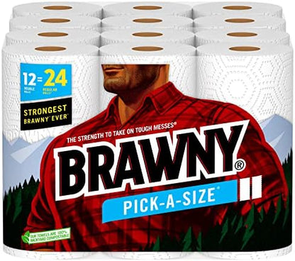  ® Tear-A-Square® Paper Towels, 16 Double Rolls = 32 Regular Rolls