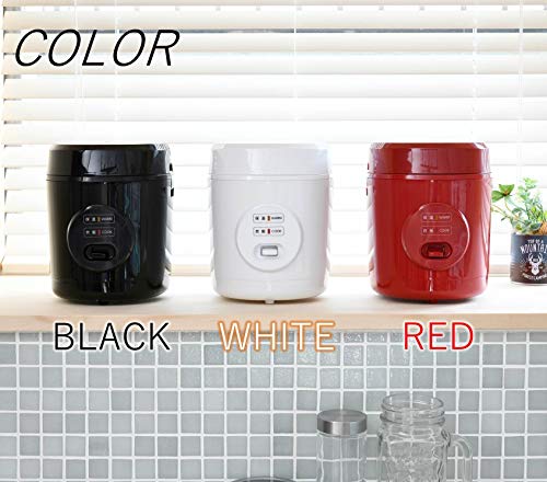  Rice Cooker 0.5 To 1.5 Cup Small Mini Rice Cooker Red YJE-M150 (red)