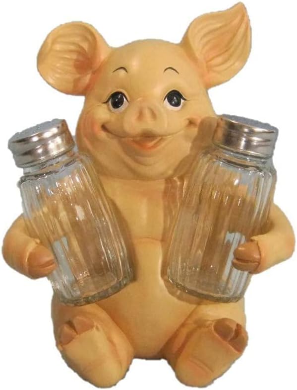  Animal Holder With Salt And Pepper Shaker Set (3 Piece) | Kitchen Décor And Accessories | Salt And Pepper Shakers | Home Décor | Home Decorations… (Rooster)