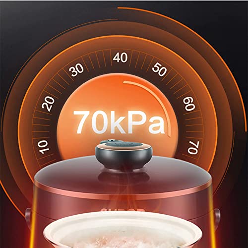  2.3L Electric Pressure Cooker, Intelligent Mini Ball Kettle Liner Pressure Cooker, Full Color LCD Rice Cooker/Steamer/Cooking/Heat Preservation And Sterilization