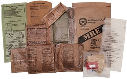  MRE 2019 Inspection Date Case, 12 Meals With 2019 Inspection Date, 2016 Pack Date. Military Surplus Meal Ready To Eat. (A-Case)