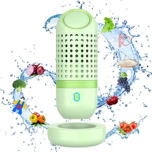  Fruit And Vegetable Washing, Vegetable Purifier Machine, Fruit Cleaner Device, Fruit Purifier For With OH-ion Purification Technology For Cleaning Fruit, Vegetable, Rice, Tableware