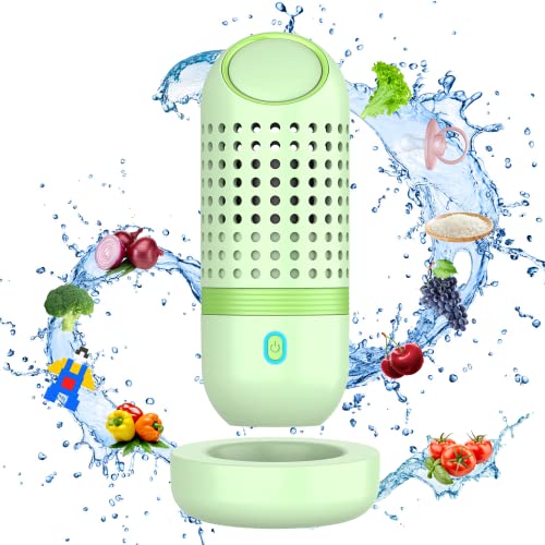  Fruit And Vegetable Washing, Vegetable Purifier Machine, Fruit Cleaner Device, Fruit Purifier For With OH-ion Purification Technology For Cleaning Fruit, Vegetable, Rice, Tableware