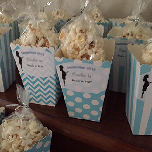  36 Pcs Popcorn Boxes Treat Boxes Movie Popcorn Paper Bags For Dessert Tables & Wedding Favors