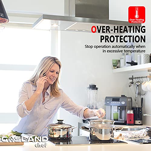  Electric Induction Cooktop 30 Inch, GASLAND Chef Built-in Electric Cooktop 4 Burners Electric Stove Top, Sensor Control Induction Hob With Child Safety Lock And Timer 240V