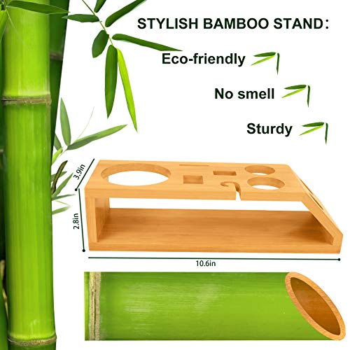  Cocktail Shaker Set Bartender Kit: 10-Piece Premium Stainless Steel Martini Shaker Set With Bamboo Stand Includes A 25 Oz Shaker To Make Mixing Wonderful