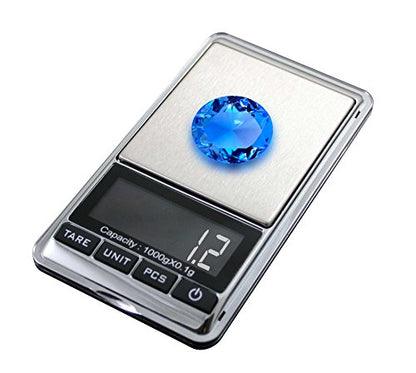  Merican Weigh Scales HP Series Precision Digital Pocket Weight Scale, Chrome 1000g X 0.1G (CHROME-1KG)