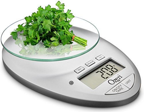  Pro II Digital Kitchen Scale With Removable Glass Platform And Countdown Kitchen Timer (1 G To 12 Lbs Capacity)