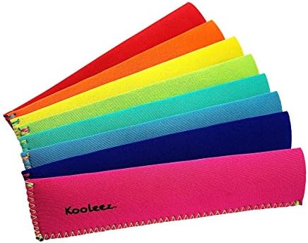  Leez - #1 THE ORIGINAL Neoprene FULL LENGTH Freezer Pop Sleeves Ice Pop Sleeves 8-Pack