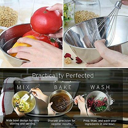  Food Scale With Bowl, Digital Kitchen Weight For Cooking, Baking And Dieting,11lb/5kg, LCD Display, 5kg, Silver