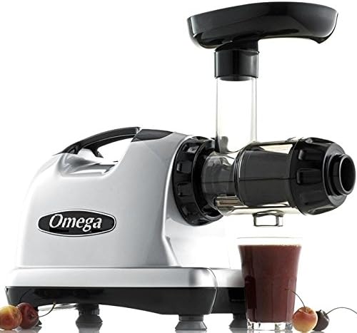  8006 Nutrition Center Quiet Dual-Stage Slow Speed Masticating Juicer Creates Continuous Fresh Healthy Fruit And Vegetable Juice At 80 Revolutions Per Minute High Juice Yield, 150-Watt, Red