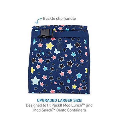  Freezable Lunch Bag With Zip Closure, Bright Stars