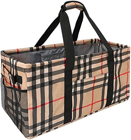  Acnusik Extra Large Utility Tote Bag For Women With Pockets,Canvas Collapsible Tote Bags