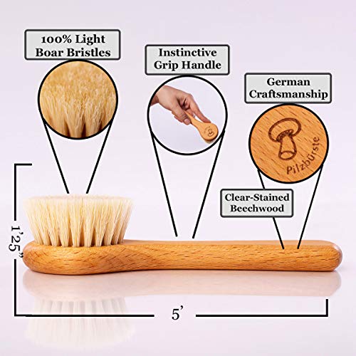  Alentino Garemi Mushroom Cleaning Brush – Kitchen Sink Utensil Restaurant House Use – Made In Germany
