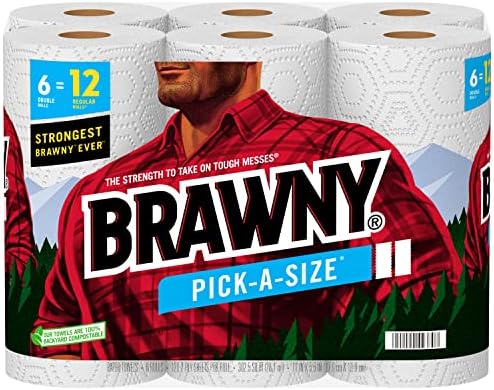  ® Tear-A-Square® Paper Towels, 16 Double Rolls = 32 Regular Rolls