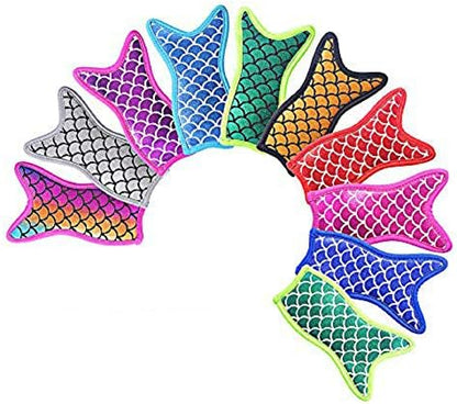  Anti-Freezing Mermaid Ice Pop Holders Popsicle Holder Bags Ice Pop Sleeves Freezer Pop Holders Bags, Neoprene Fabric 15 Pack