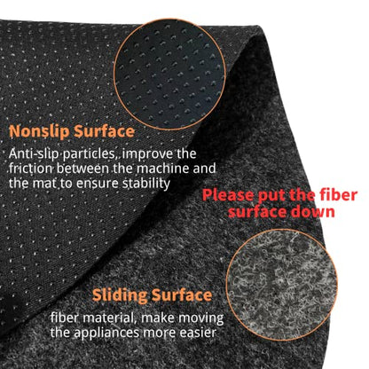  Slow Cooker Heat-Resistant Mat For 6-8 Quart, Compatible With Crock-Pot And So On Oval Slow Cooker, Oval Heat-Resistant Mat For Countertop Protecting (black)