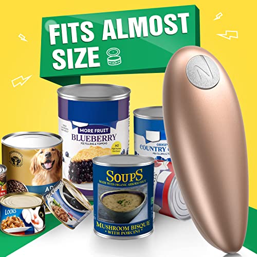  Electric Can Openers For Kitchen For Seniors, Click Once Can Opener Electric, Automatic Can Opener Smooth Edge Kitchen Gadget For Housewives, Best Gift For Mothers