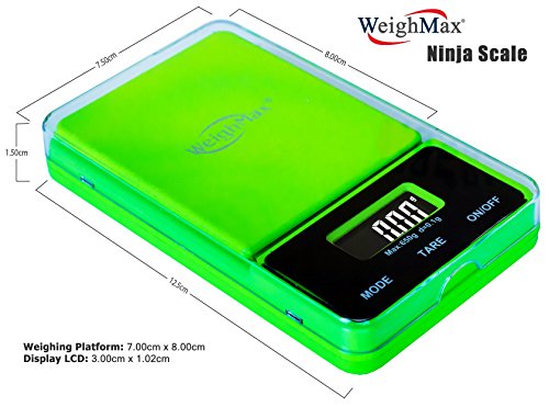  NJ650-Green Dream Series Digital Pocket Scale, 650 By 0.1 G, Green