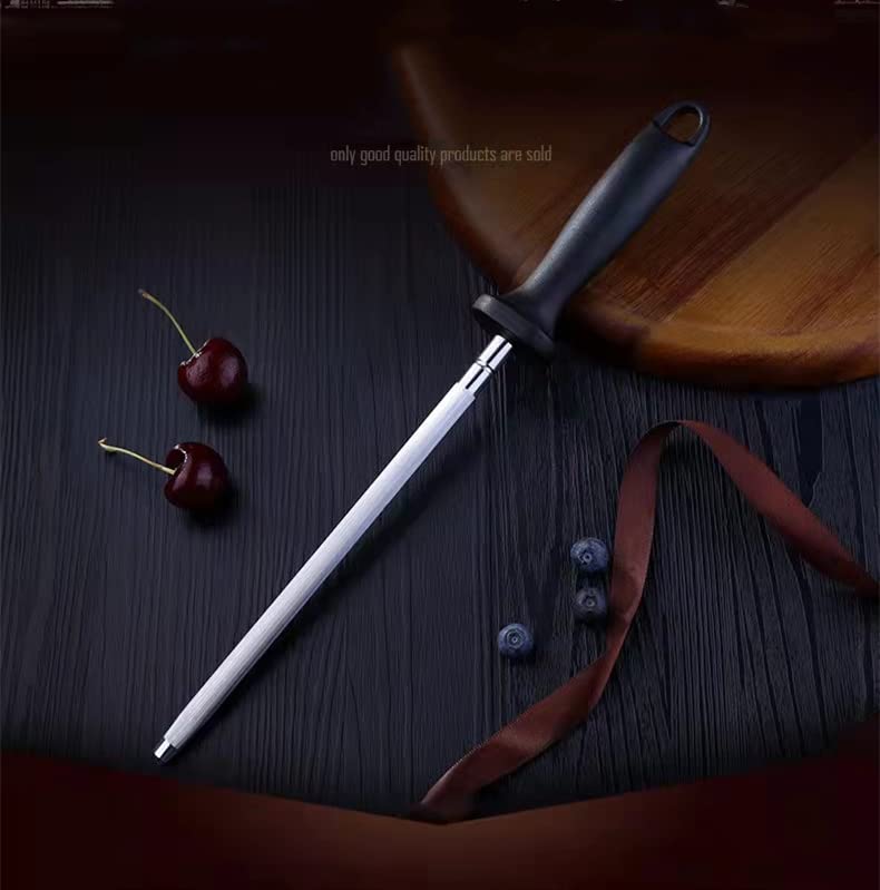  Knife Sharpening Rod Steel Professional Kitchen Sharpener Honing Rods Knife Honing Rod13 Inch Steel Rod Sold By Shilimin