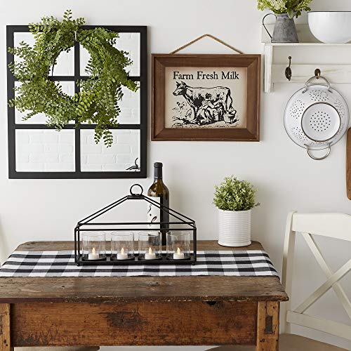 Farmhouse Wall Art Sign, Fresh Milk