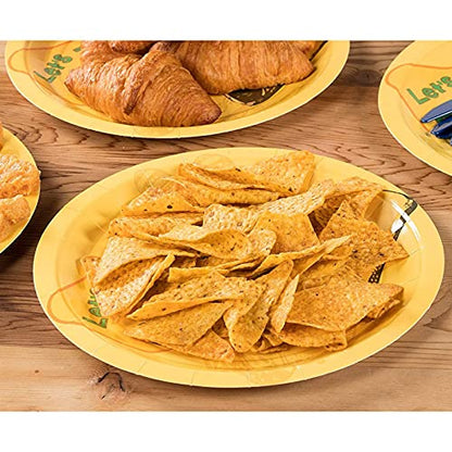  Cinco De Mayo Paper Plates, Let’s Taco Bout A Party (9 In, 80 Pack)
