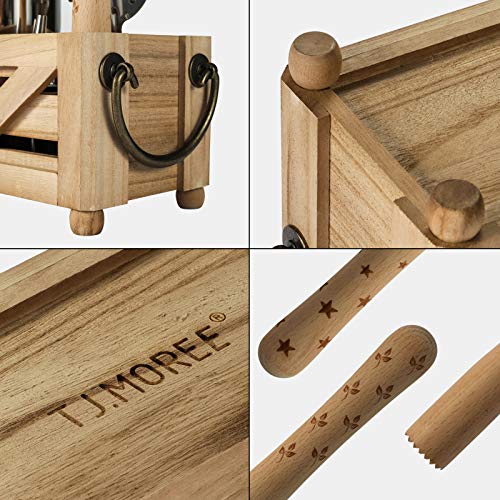  Bartender Kit, Gifts For Men, Fathers Day Cocktail Shaker Set (12.2L X 5W X 4.5H)