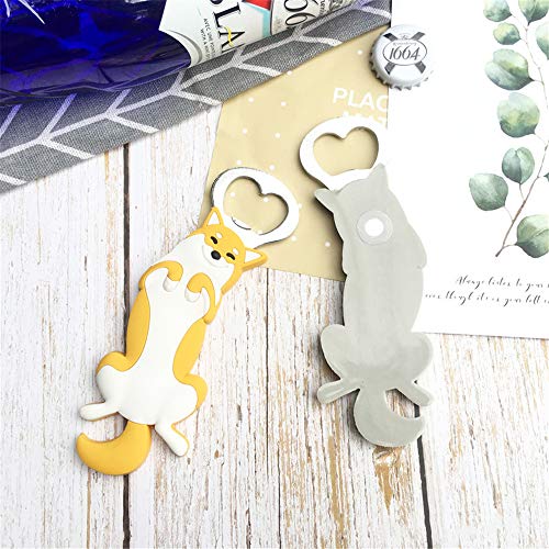  Animal Cat Shape Bottle Opener,Beer Bottle Openers,Creative Kitchen Supplies Gift Bottle Opener.
