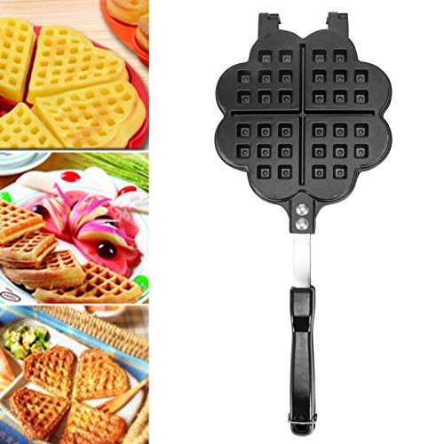  Waffle Baking Pan Baking Mould Diy Waffle Maker Waffle Cake Mould Baking Pan Waffle Mold Waffle Baking Pan Baking Pan Household Gas Cooker Cooking Accessories