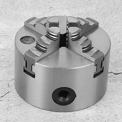  Lathe Chuck Scroll Lathe Chuck 4‑Jaw Self Centering Lathe Chuck Self‑Centering Chuck For Lathes Machine 100mm/3.9in Clamping Range