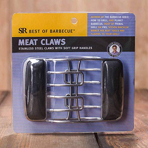  Pit Master Barbecue Crate – The Ultimate BBQ Gift For Men – Includes Meat Claws, Barbecue Rub, Sauces, Leather Gloves & More – Ships In A Sealed Wooden Crate With A Laser-Etched Crowbar
