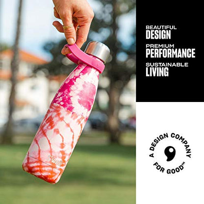  Water Bottle Handle - Pink - Fits 9oz, 17oz, And 25oz Bottles - Comfortable Way To Carry Your S'well On The Go - Innovative Design And A Flexible Grip