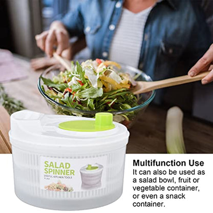  Salad Drainer,3l Vegetable Dryer With Bowl And Colander Easy To Use Pro For Washing Cleaning Drying Fruit Vegetable
