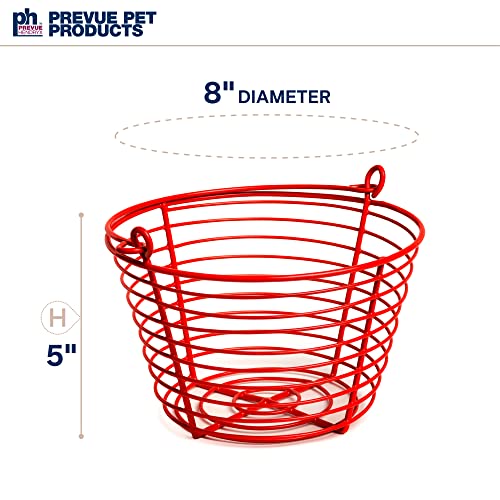  8 Inch Red Egg Basket 468