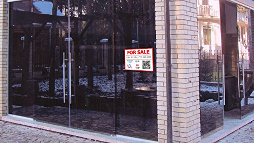  Sell Your Things - QR Code And NFC Tag - Easily Programmable - One - Sided Storefront Window Decal