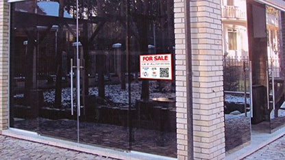  Sell Your Things - QR Code And NFC Tag - Easily Programmable - One - Sided Storefront Window Decal