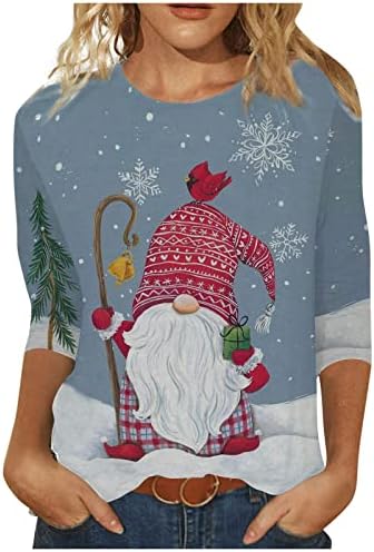  Sweatshirts For Women Loose Fit Cute Loose Tops Sweatshirts Long Sleeve Fashion Christmas Print Pullover Top Fall